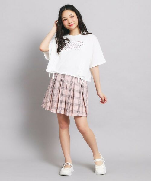 PINK-latte / ピンク ラテ Tシャツ | レースアップTシャツ | 詳細9