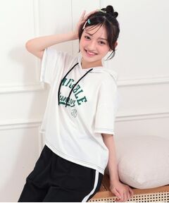 PINK-latte / ピンク ラテ セットアップ | 【セットアップアイテム】半袖パーカ＋ハーフパンツセット