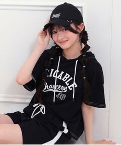 PINK-latte / ピンク ラテ セットアップ | 【セットアップアイテム】半袖パーカ＋ハーフパンツセット