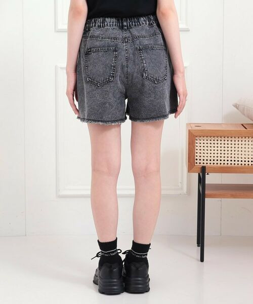 PINK-latte / ピンク ラテ ショート・ハーフ・半端丈パンツ | ダメージショートパンツ | 詳細3