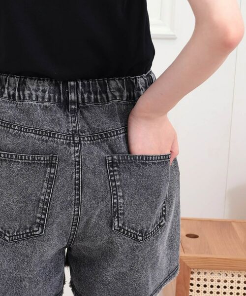 PINK-latte / ピンク ラテ ショート・ハーフ・半端丈パンツ | ダメージショートパンツ | 詳細5