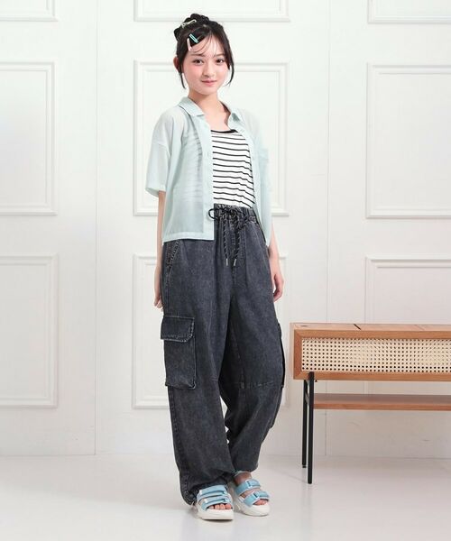 PINK-latte / ピンク ラテ その他トップス | 【セットアイテム】半袖シアーシャツ+冷感キャミセット | 詳細16