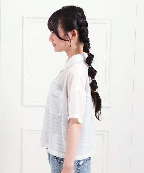 PINK-latte / ピンク ラテ その他トップス | 【セットアイテム】半袖シアーシャツ+冷感キャミセット | 詳細2