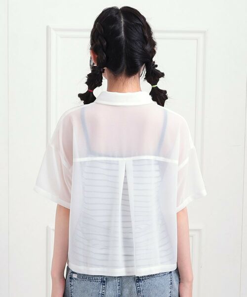 PINK-latte / ピンク ラテ その他トップス | 【セットアイテム】半袖シアーシャツ+冷感キャミセット | 詳細3