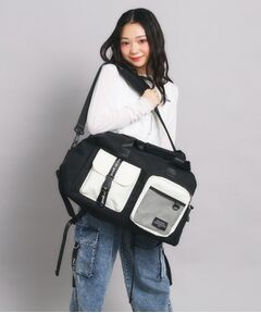 PINK-latte / ピンク ラテ ボストンバッグ | 【容量約37．5L】3WAYミドルリュックボストン