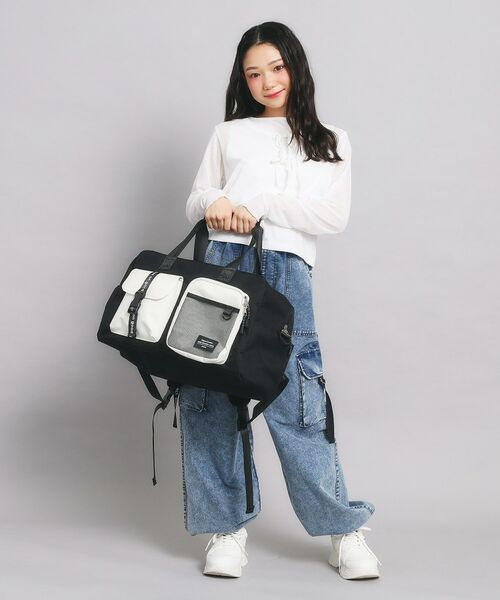 PINK-latte / ピンク ラテ ボストンバッグ | 【容量約37．5L】3WAYミドルリュックボストン | 詳細3