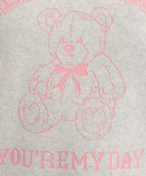 PINK-latte / ピンク ラテ ニット・セーター | コットンジャカードくまプルオーバー | 詳細18