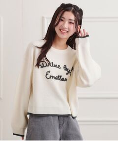 PINK-latte / ピンク ラテ ニット・セーター | コード風ステッチニットプルオーバー