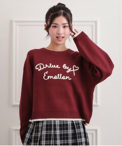 PINK-latte / ピンク ラテ ニット・セーター | コード風ステッチニットプルオーバー