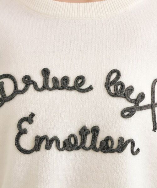 PINK-latte / ピンク ラテ ニット・セーター | コード風ステッチニットプルオーバー | 詳細10