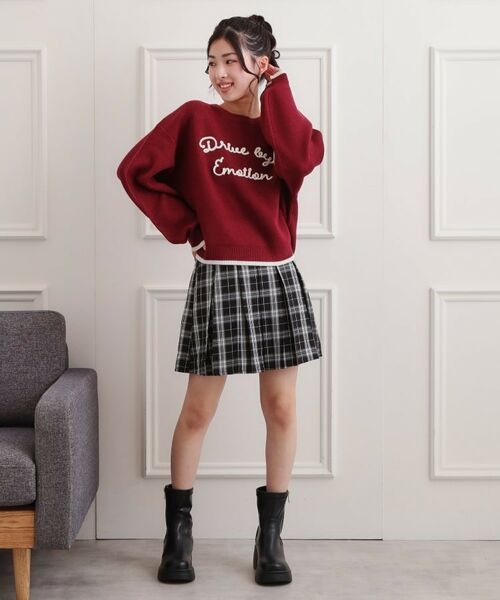 PINK-latte / ピンク ラテ ニット・セーター | コード風ステッチニットプルオーバー | 詳細17