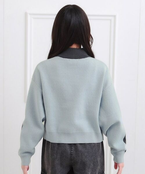 PINK-latte / ピンク ラテ ニット・セーター | もちもちハーフZIPニットプルオーバー | 詳細3