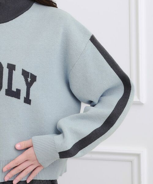 PINK-latte / ピンク ラテ ニット・セーター | もちもちハーフZIPニットプルオーバー | 詳細5