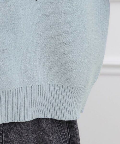 PINK-latte / ピンク ラテ ニット・セーター | もちもちハーフZIPニットプルオーバー | 詳細6