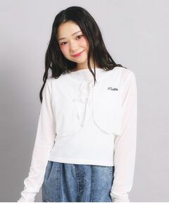 PINK-latte / ピンク ラテ その他トップス | 【セットアイテム】シアーテレコボレロ＋タンクセット