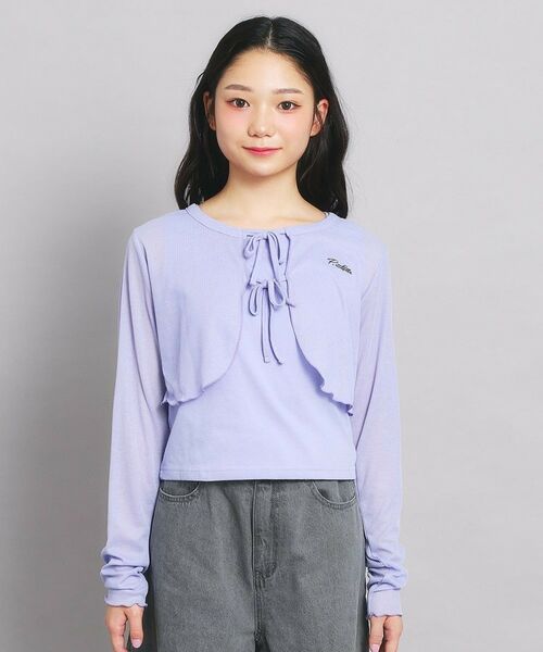 PINK-latte / ピンク ラテ その他トップス | 【セットアイテム】シアーテレコボレロ+タンクセット | 詳細1