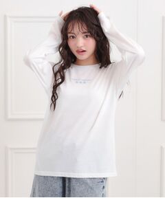 PINK-latte / ピンク ラテ Tシャツ | くまちゃんビッグロンT