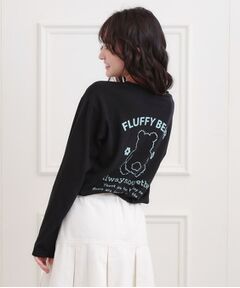 PINK-latte / ピンク ラテ Tシャツ | くまちゃんビッグロンT