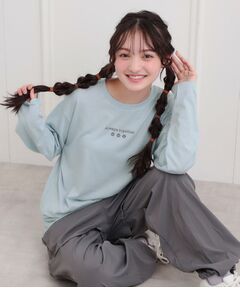 PINK-latte / ピンク ラテ Tシャツ | くまちゃんビッグロンT