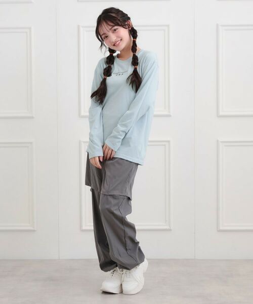 PINK-latte / ピンク ラテ Tシャツ | くまちゃんビッグロンT | 詳細21