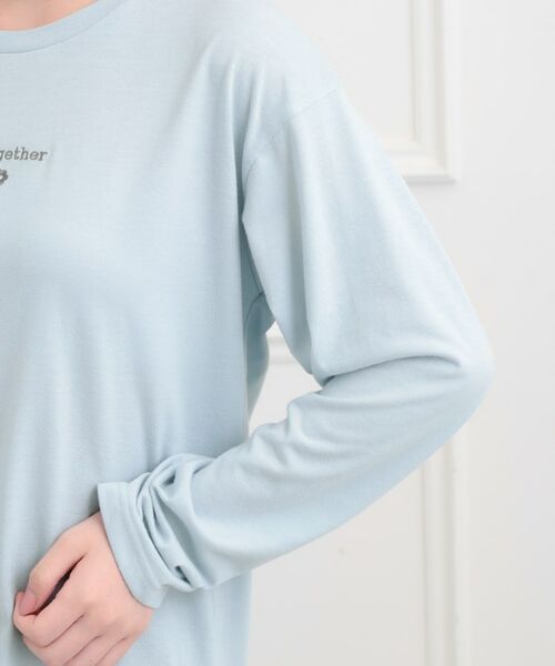 PINK-latte / ピンク ラテ Tシャツ | くまちゃんビッグロンT | 詳細5