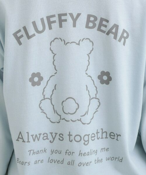 PINK-latte / ピンク ラテ Tシャツ | くまちゃんビッグロンT | 詳細7