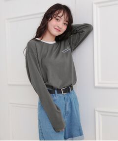 PINK-latte / ピンク ラテ Tシャツ | リンガープリントロンT