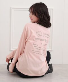 PINK-latte / ピンク ラテ Tシャツ | リンガープリントロンT