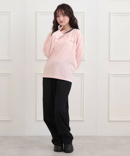 PINK-latte / ピンク ラテ Tシャツ | リンガープリントロンT | 詳細17