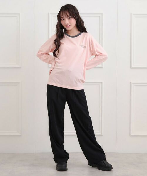 PINK-latte / ピンク ラテ Tシャツ | リンガープリントロンT | 詳細18