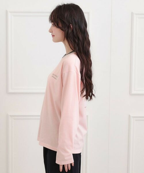 PINK-latte / ピンク ラテ Tシャツ | リンガープリントロンT | 詳細2