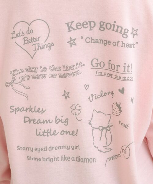 PINK-latte / ピンク ラテ Tシャツ | リンガープリントロンT | 詳細7