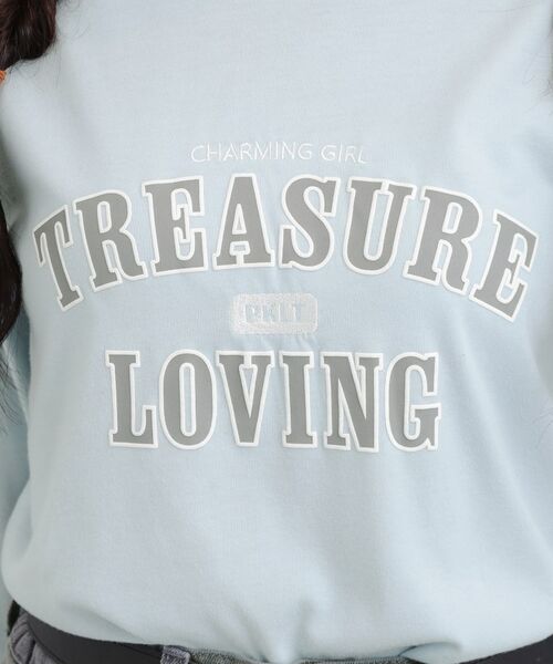 PINK-latte / ピンク ラテ Tシャツ | 【プチプラ】カレッジロンT | 詳細13