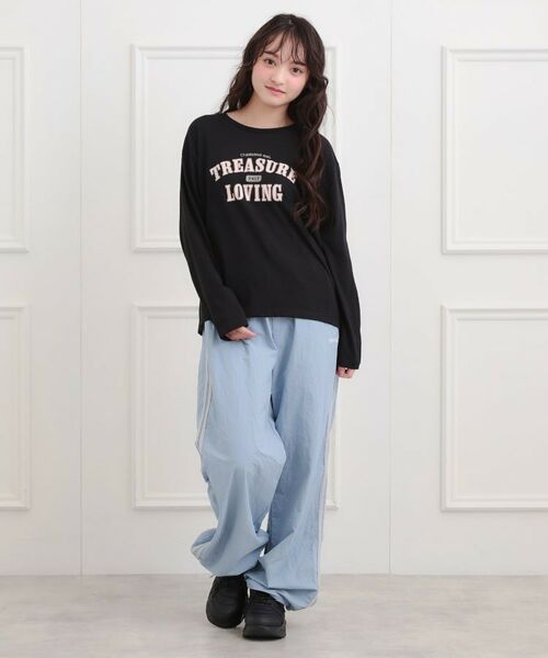 PINK-latte / ピンク ラテ Tシャツ | 【プチプラ】カレッジロンT | 詳細15