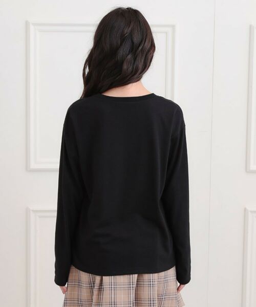 PINK-latte / ピンク ラテ Tシャツ | 【プチプラ】カレッジロンT | 詳細3