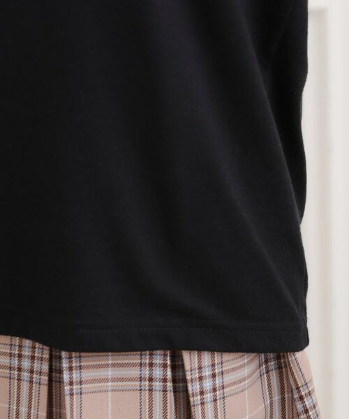 PINK-latte / ピンク ラテ Tシャツ | 【プチプラ】カレッジロンT | 詳細6