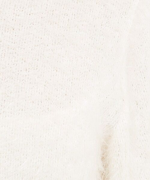 PINK-latte / ピンク ラテ ニット・セーター | ふわふわパフスリーブ半袖トップス | 詳細11