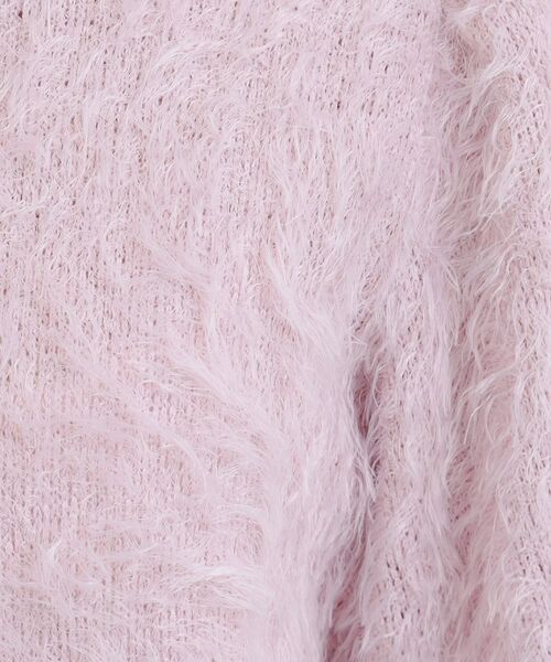 PINK-latte / ピンク ラテ ニット・セーター | ふわふわパフスリーブ半袖トップス | 詳細19