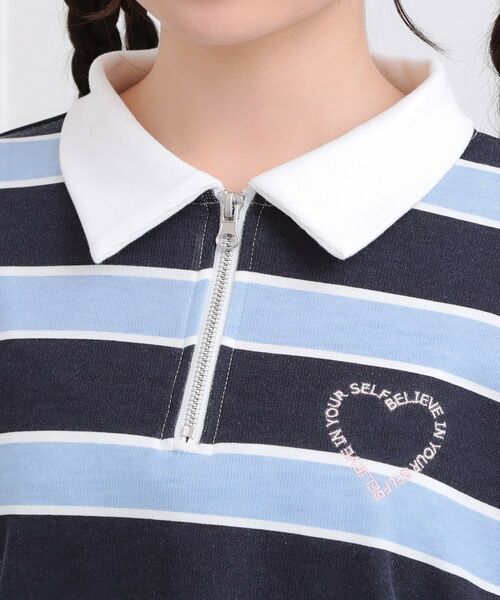 PINK-latte / ピンク ラテ ポロシャツ | 衿付きビッグラガーシャツ | 詳細4