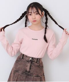 PINK-latte / ピンク ラテ カットソー | シンプルテレコプルオーバー