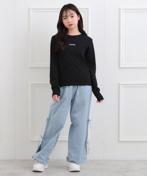 PINK-latte / ピンク ラテ カットソー | シンプルテレコプルオーバー | 詳細12