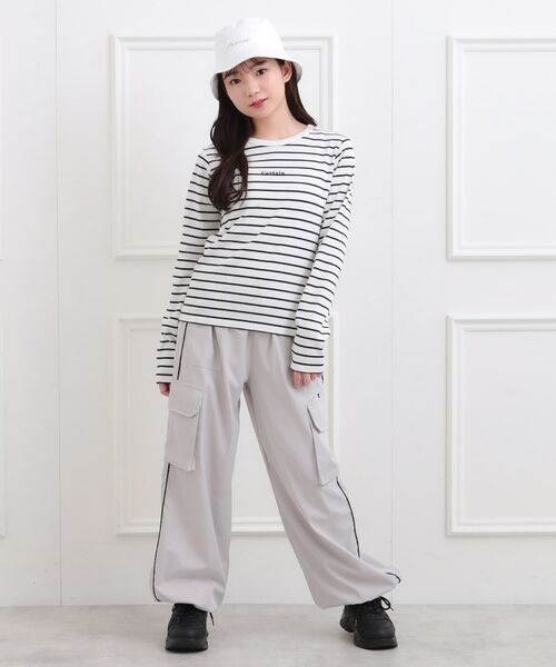 PINK-latte / ピンク ラテ カットソー | シンプルテレコプルオーバー | 詳細20