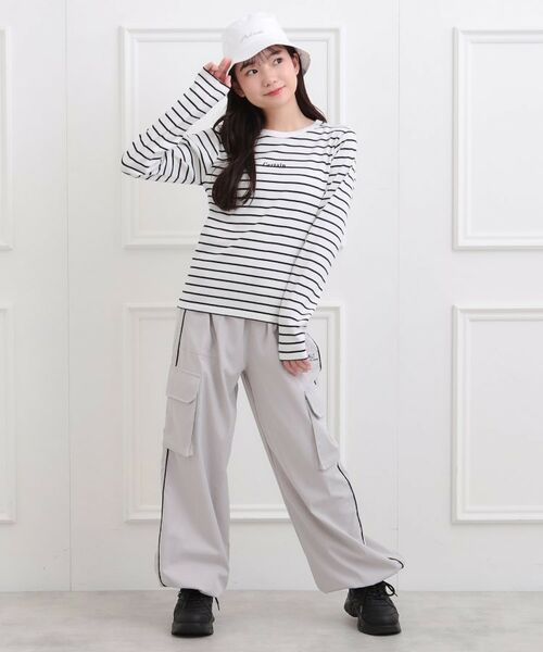 PINK-latte / ピンク ラテ カットソー | シンプルテレコプルオーバー | 詳細21