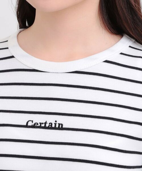 PINK-latte / ピンク ラテ カットソー | シンプルテレコプルオーバー | 詳細4