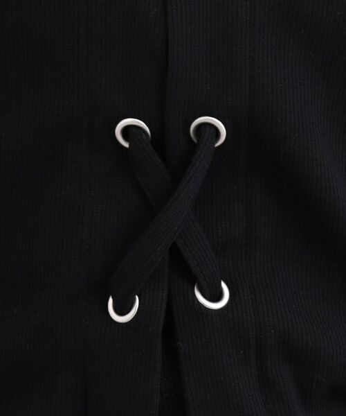 PINK-latte / ピンク ラテ カットソー | レースアップテレコプルオーバー | 詳細16