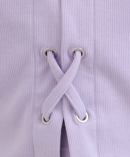 PINK-latte / ピンク ラテ カットソー | レースアップテレコプルオーバー | 詳細20