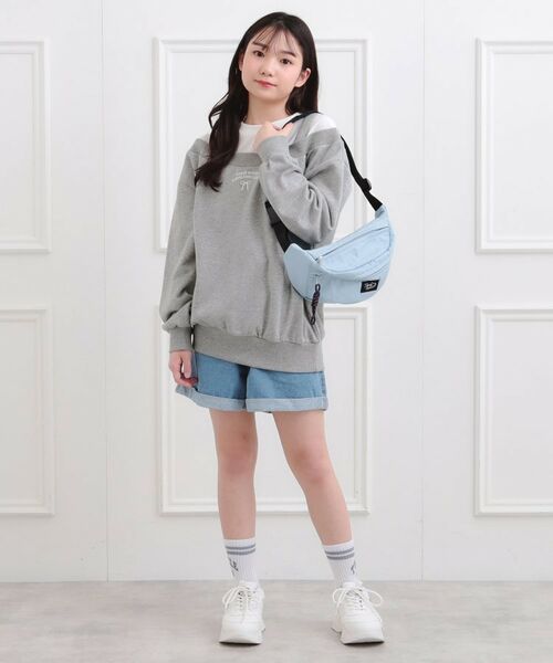 PINK-latte / ピンク ラテ カットソー | ラメ裏毛オフショル風プルオーバー | 詳細15