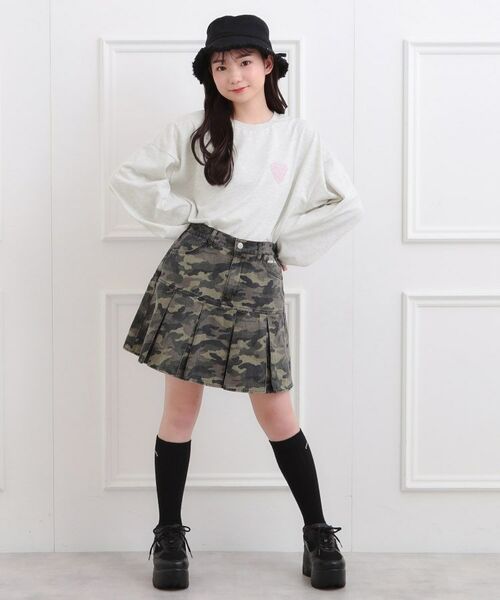 PINK-latte / ピンク ラテ Tシャツ | メルトハートビッグチュニックロンT | 詳細16