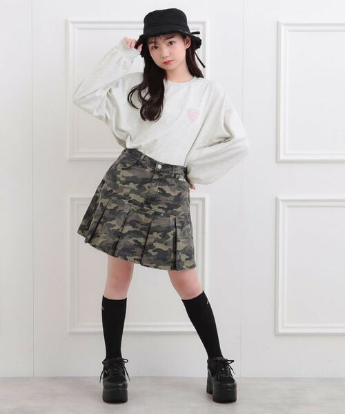 PINK-latte / ピンク ラテ Tシャツ | メルトハートビッグチュニックロンT | 詳細17