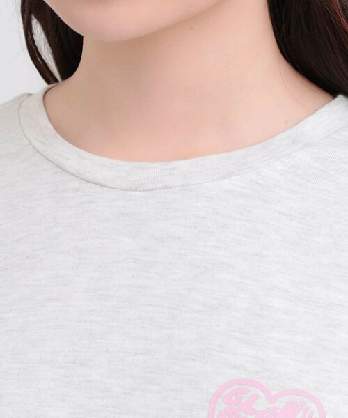 PINK-latte / ピンク ラテ Tシャツ | メルトハートビッグチュニックロンT | 詳細4